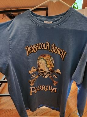 Pensacola Beach Florida Graphic Tee - Blue